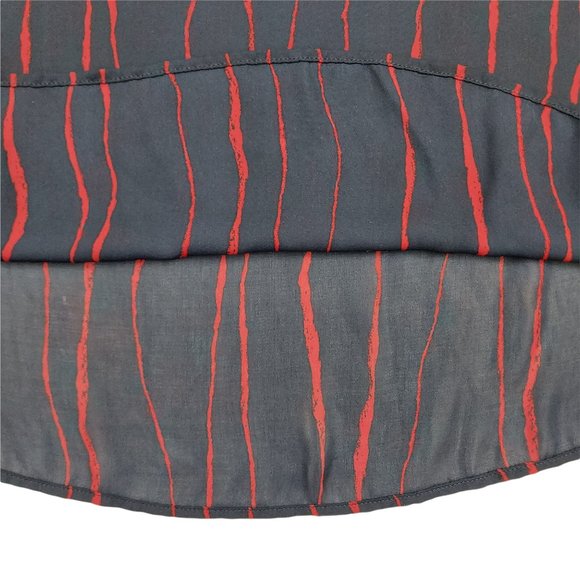 Michael Kors Women's Blouse Size Large Navy - Picture 5 of 10